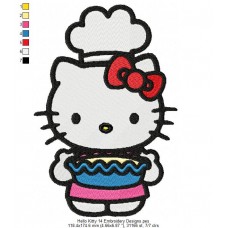 Hello Kitty 14 Embroidery Designs